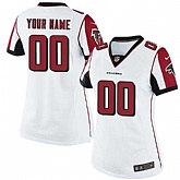 Women Nike Atlanta Falcons Customized White Team Color Stitched NFL Game Jersey,baseball caps,new era cap wholesale,wholesale hats
